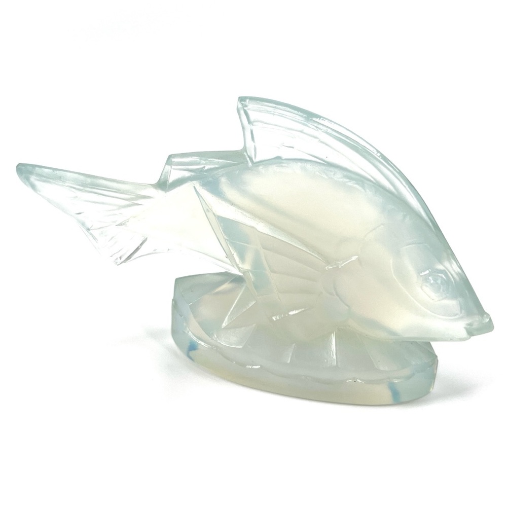 Vintage French Sabine Iridescent Glass Fish Figurine